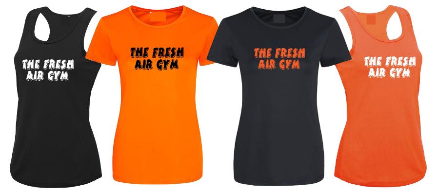 the fresh air gym fitness tops