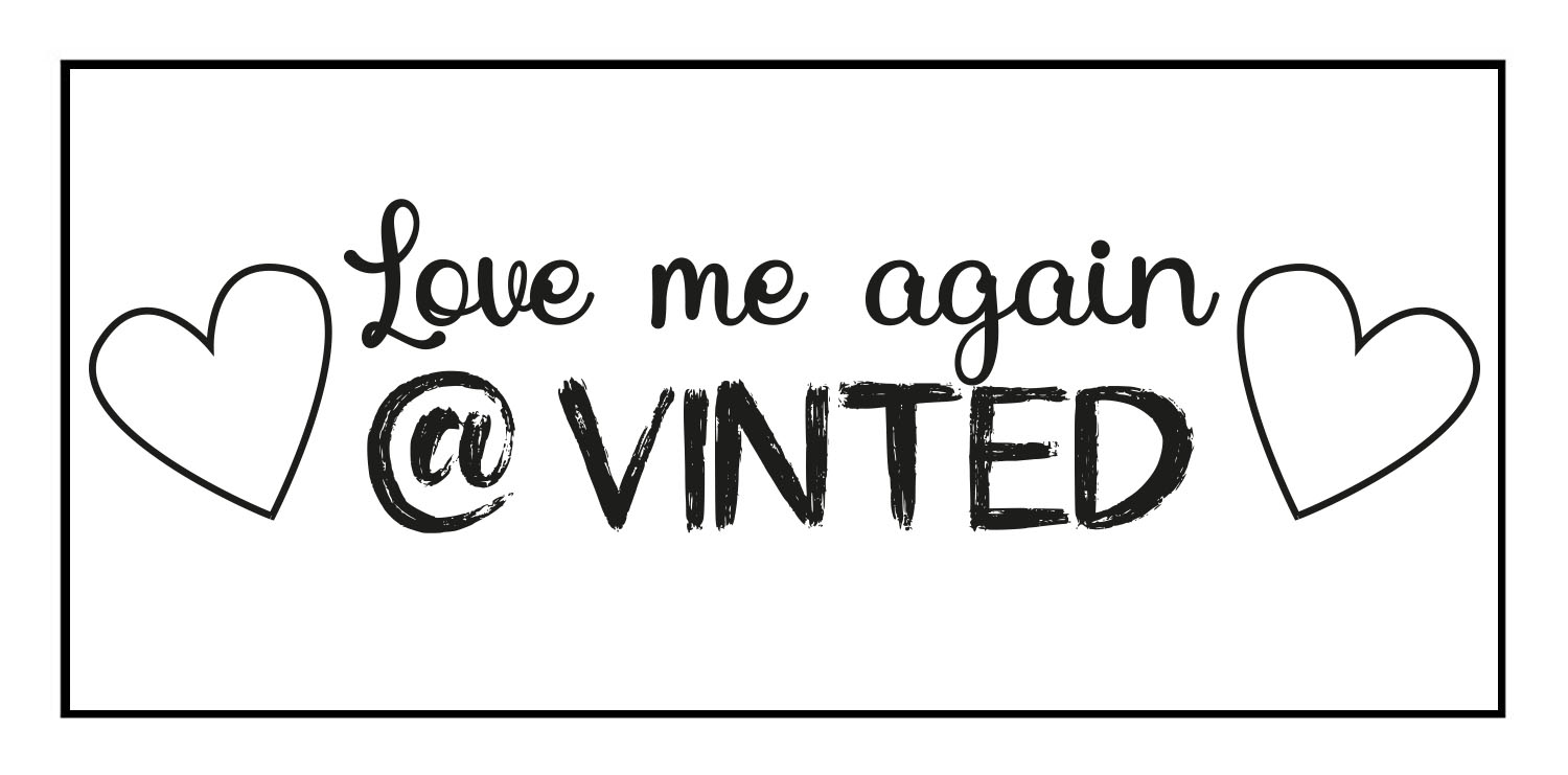 love me again vinted shop logo for !23pixiedust